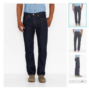 Levi 505 Regular Fit Dark Wash Jeans